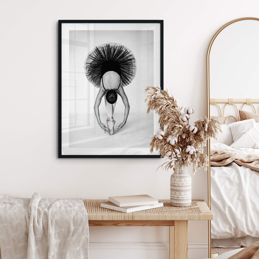 Plakat Pentony MA - Ballerina czarno-biały