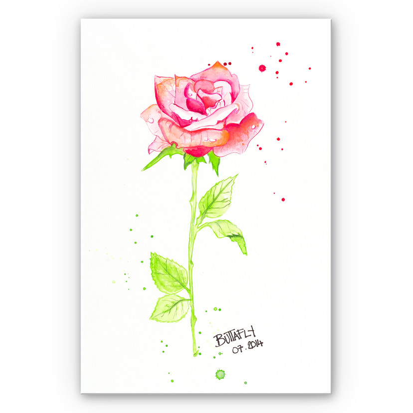 Tableau Forex - Buttafly - Rose
