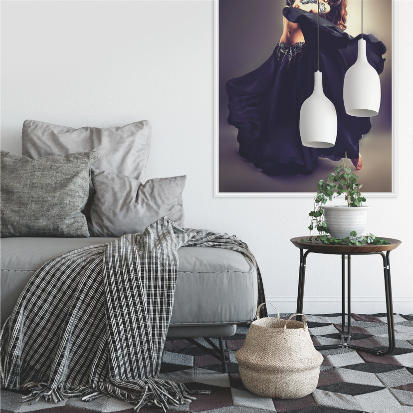 Zelfklevende Poster  Buikdanseres