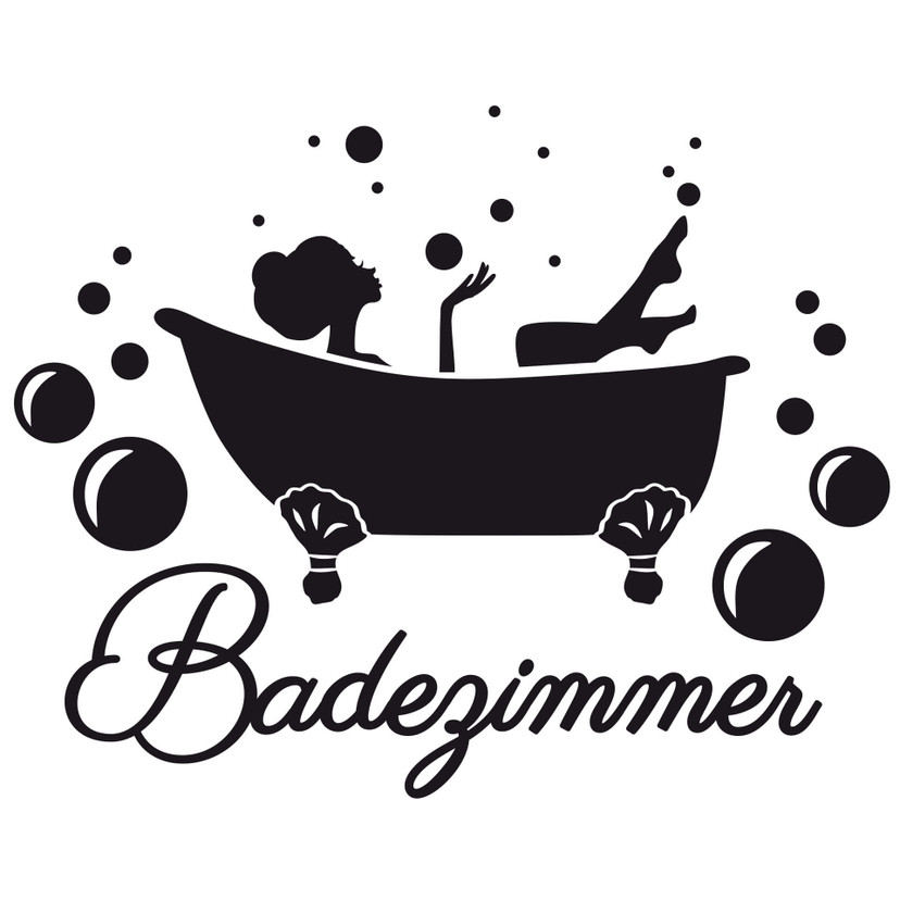 Wandtattoo Badezimmer 01