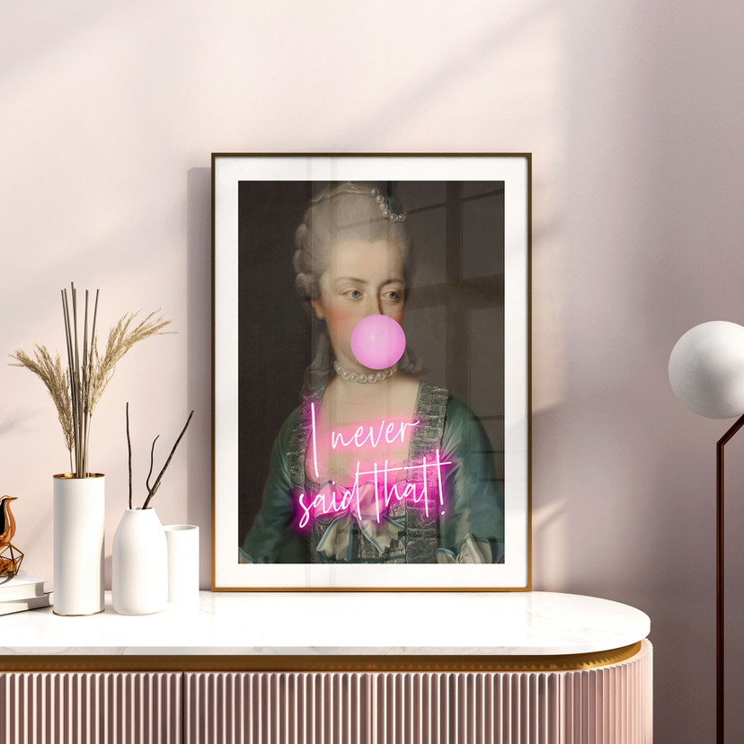 Plakat Marie Antoinette: Nigdy tego nie powiedziałam - Grace Digital Art