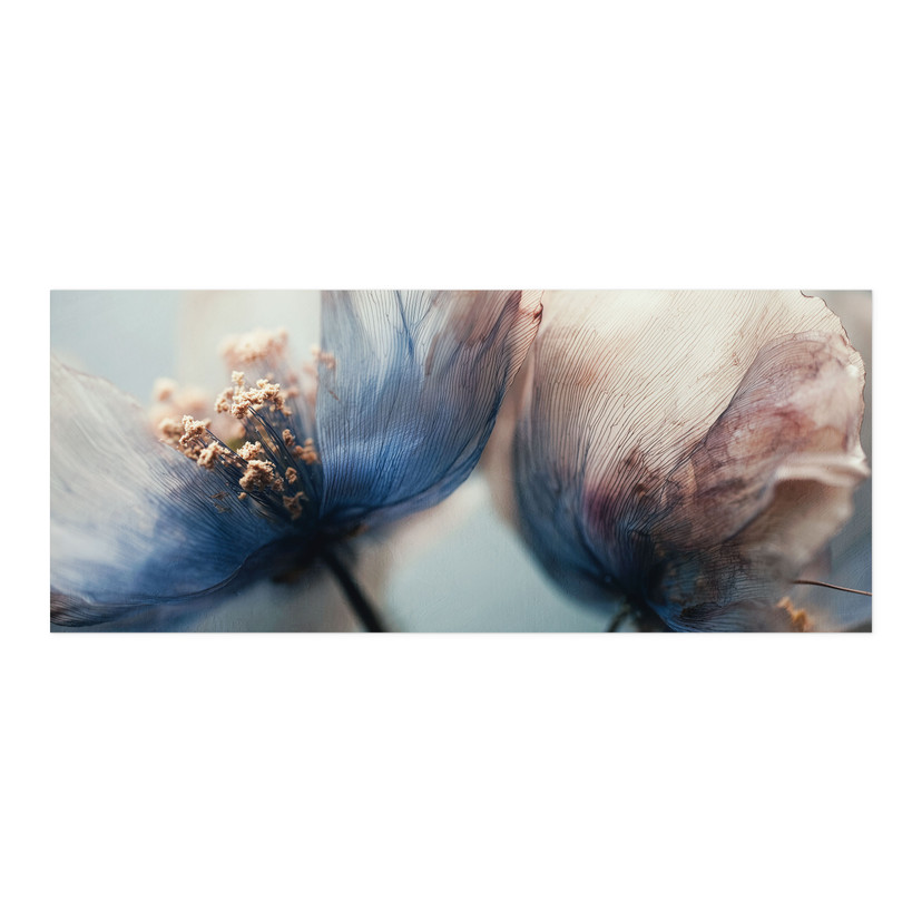 Revêtement pour cuisine autocollant Fleurs séchées en filigrane dans la lumière - Treechild