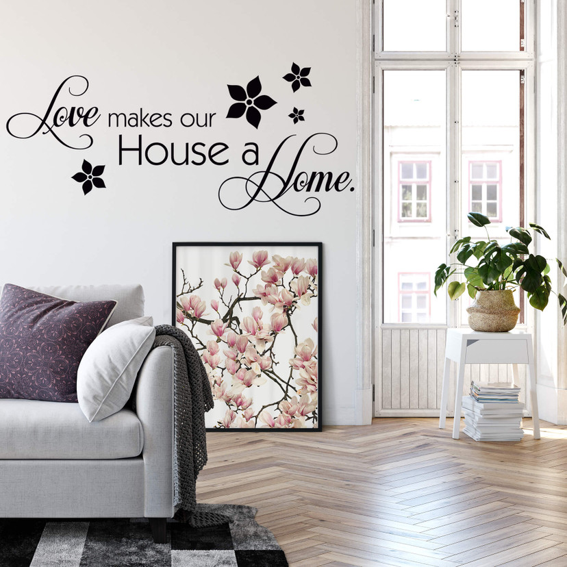 Wallsticker Love makes our House a Home