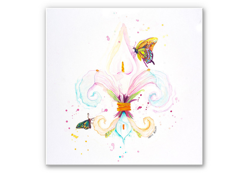 Wandbild Buttafly - Fleur de Lil