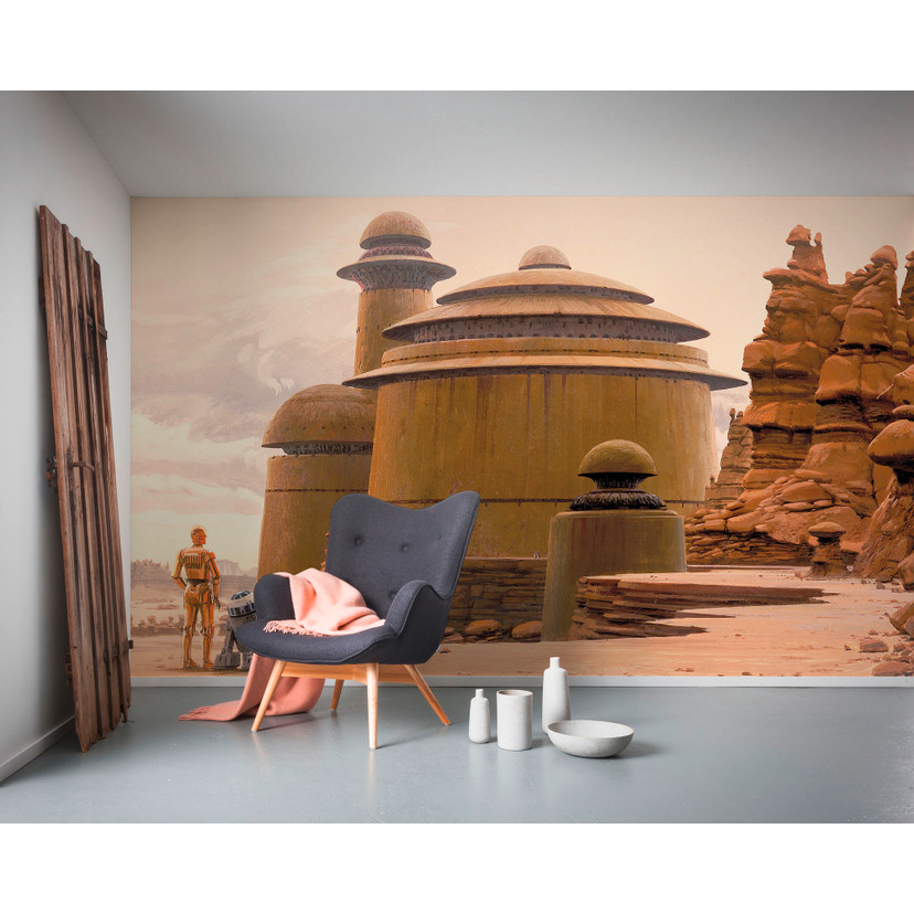 Vlies Fototapete - Star Wars Classic RMQ Jabbas Palace - 500 x 250 cm