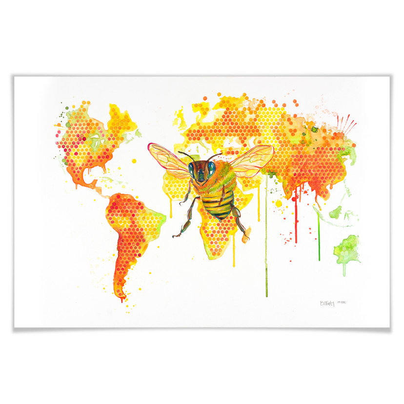 Poster - Buttafly - Bees World