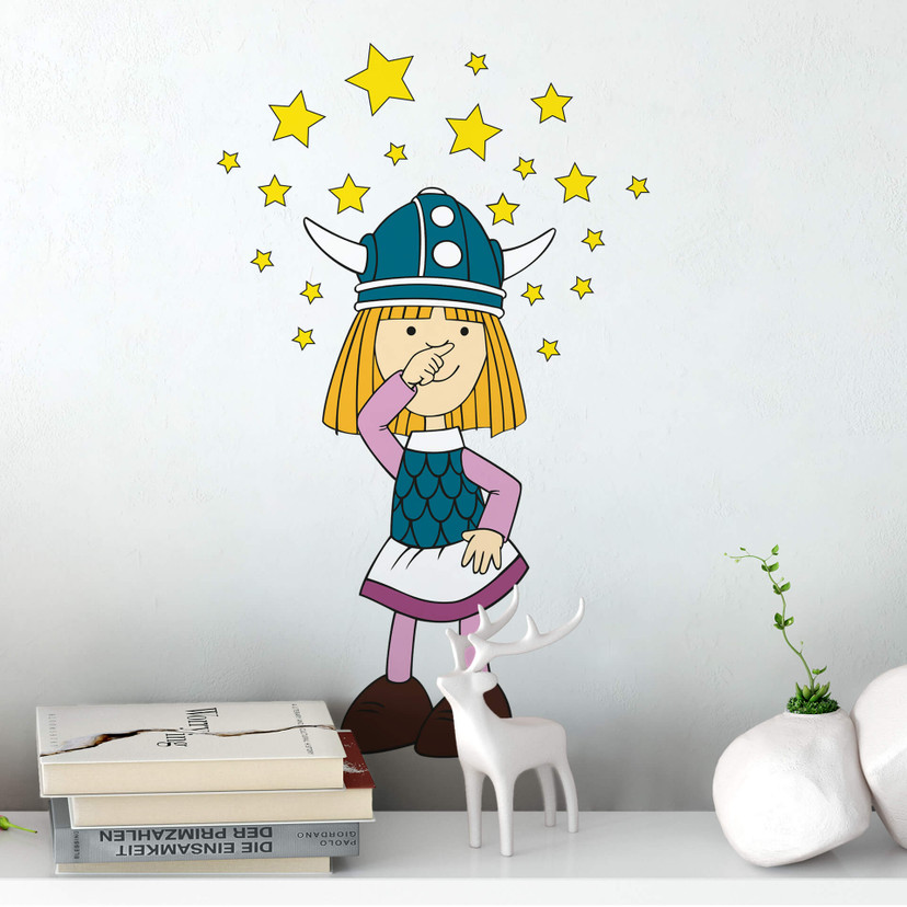 Muursticker Wickie 1