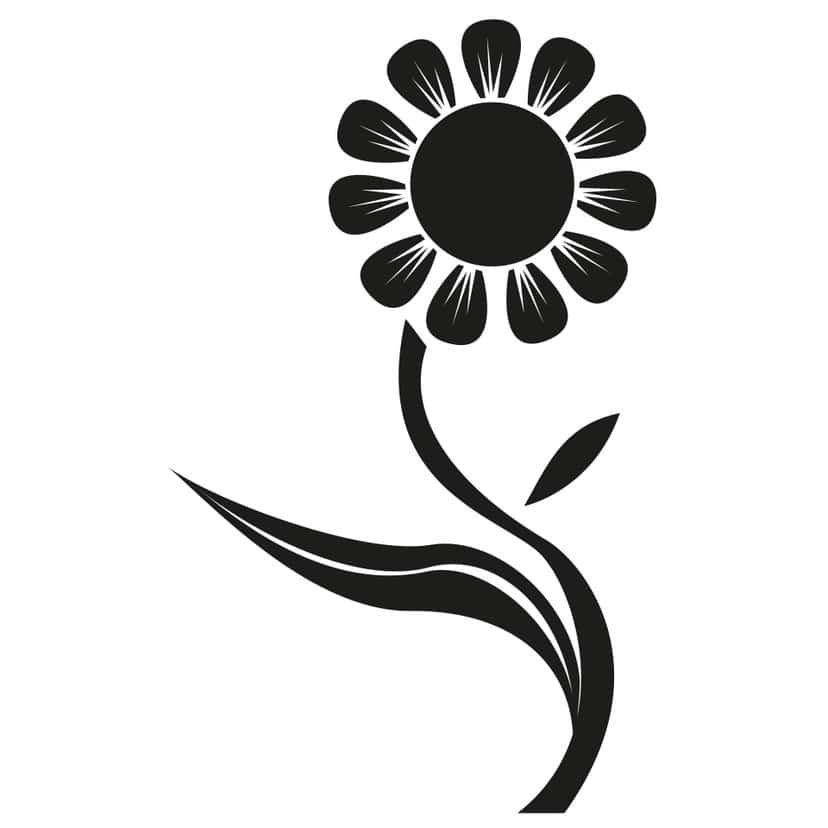 Wallsticker Solsikke 1
