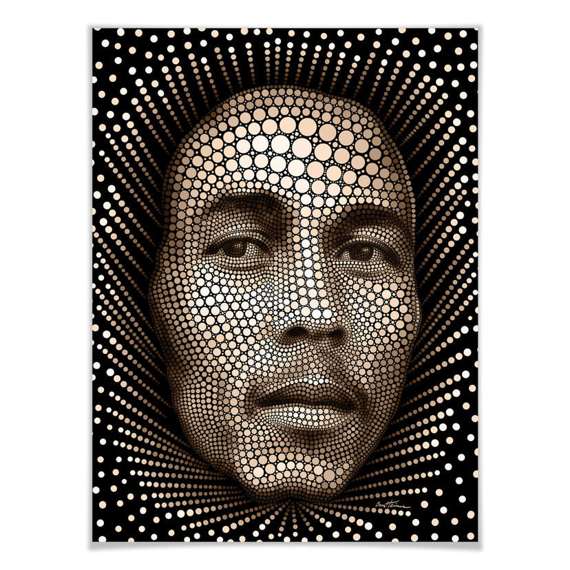 Plakat Ben Heine - Circlism: Bob Marley
