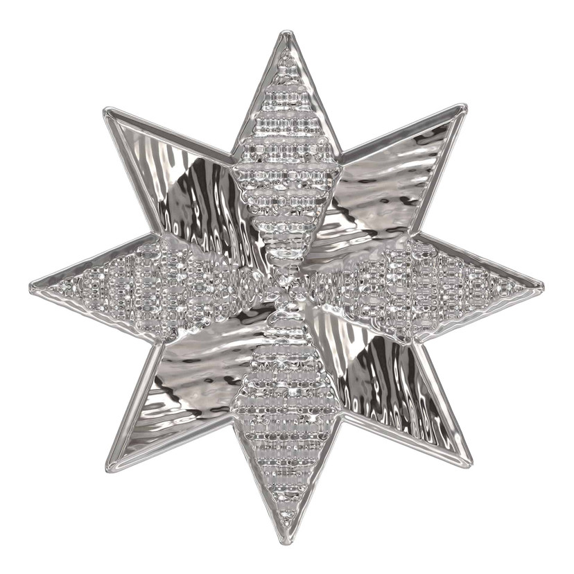 Muursticker Metallic Ster Zilver