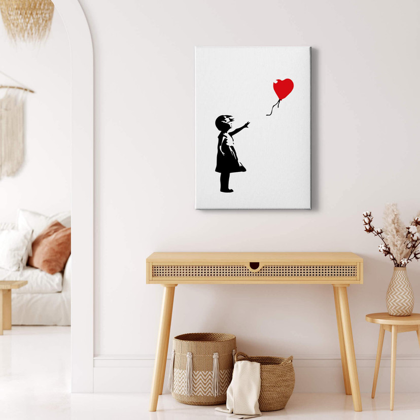 Canvas Banksy - Girl with the red balloon