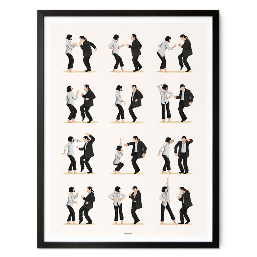 Plakat Tohmé - Kultowy taniec z Pulp Fiction