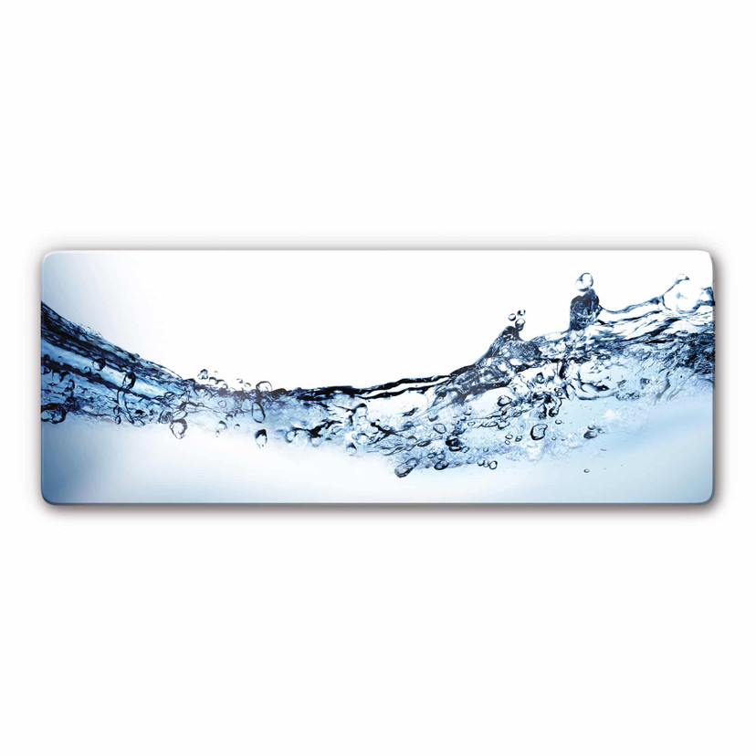 Glasschilderijen Water Flow - Panorama