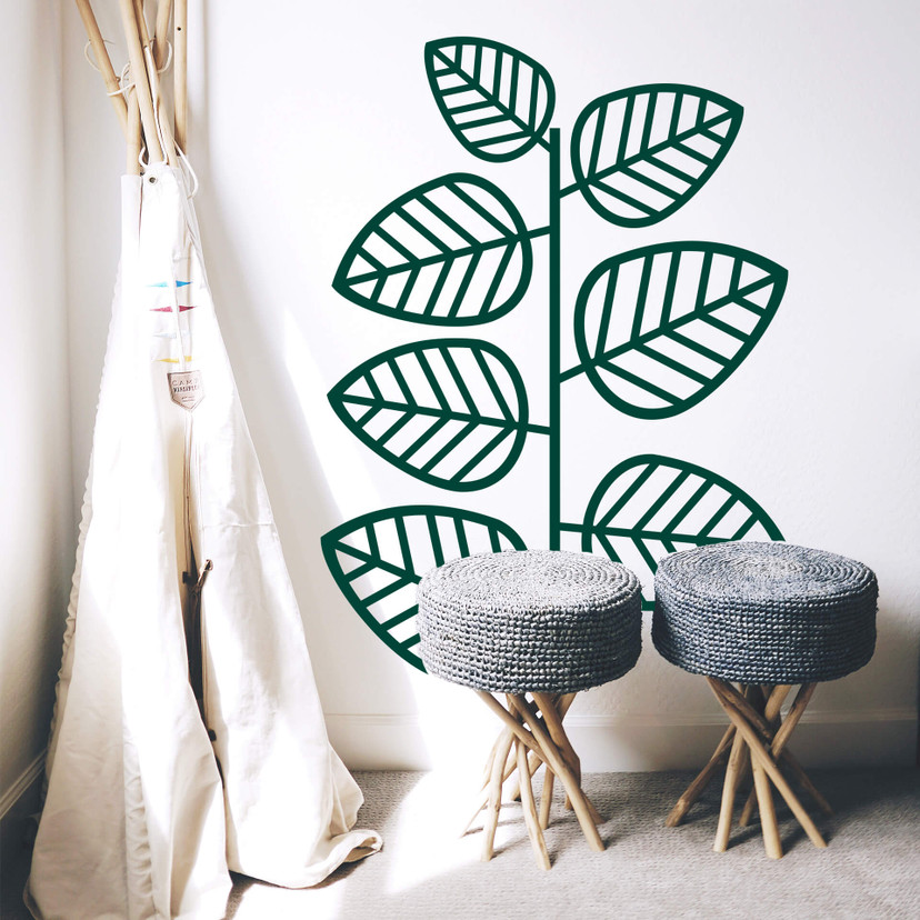 Wallsticker Jungle Plante