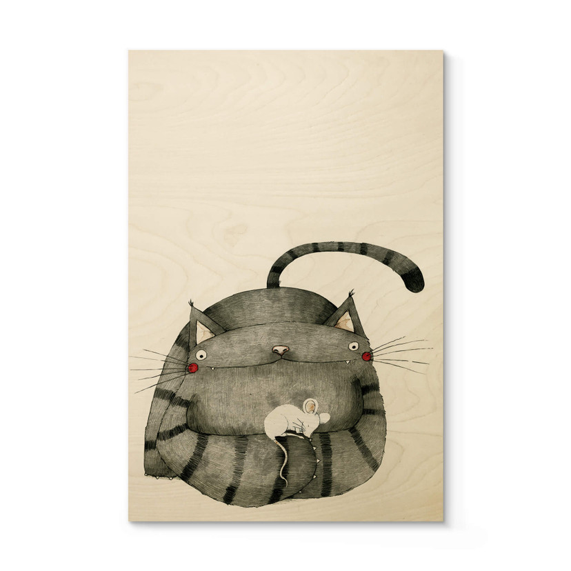 Plakat drewniany Loske - Przyjaciele
