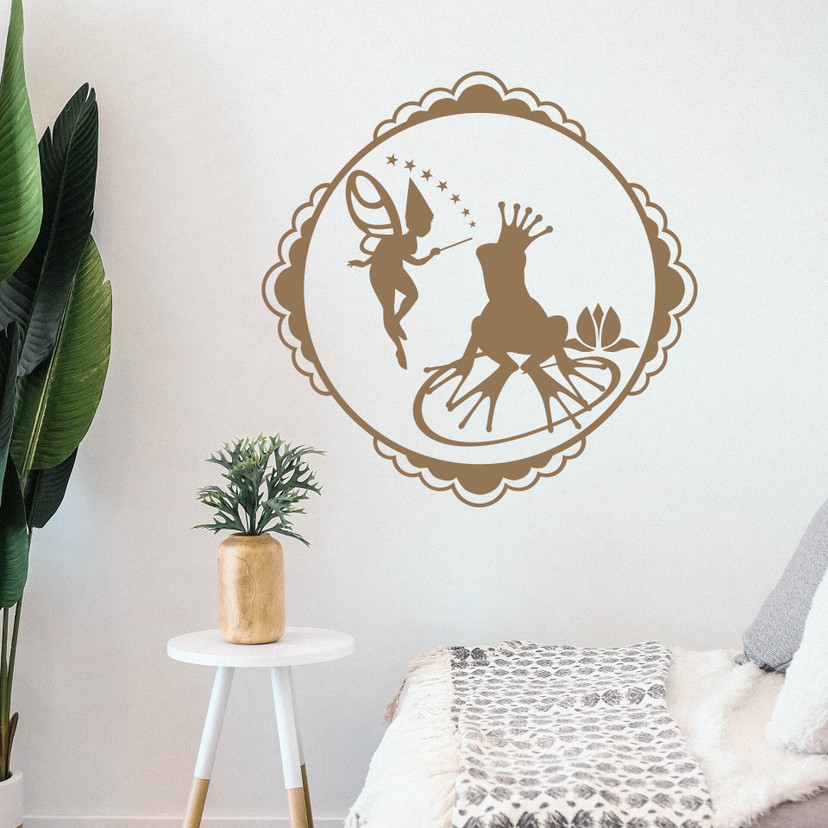 Sticker mural - Conte de fées, le roi grenouille
