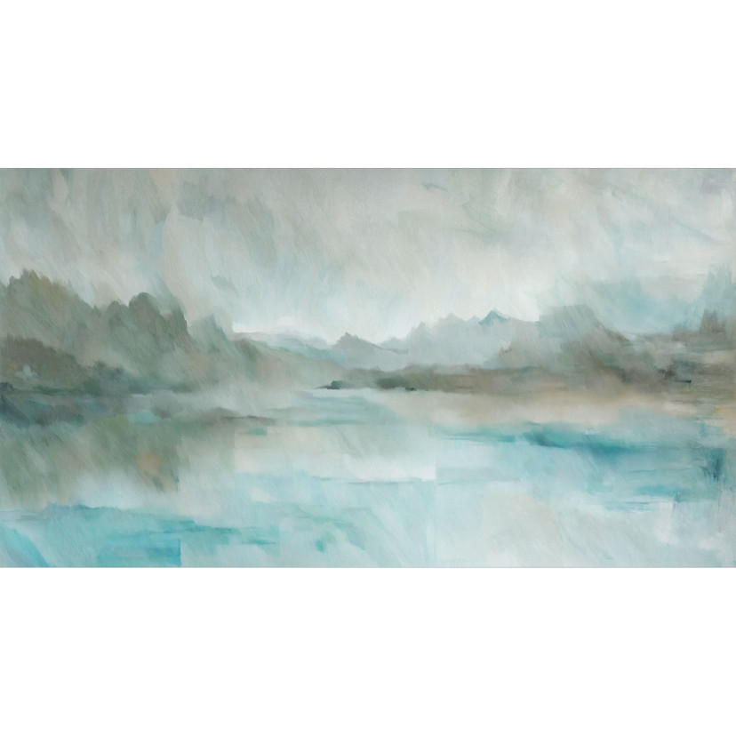 Papier Peint Photo Velvet Horizon - Lac Abstrait - Sir Edward x Grigory Gladarev