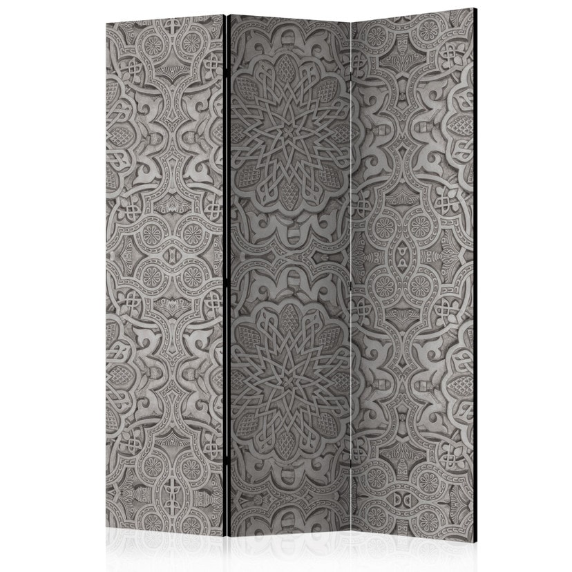 Screen room divider - Orientalsk ornament, 3-delt - 135x172 cm