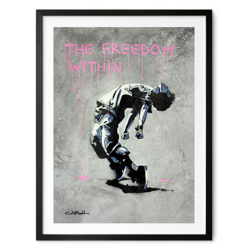 Poster Danseur Street Art Freedom Within - Habib