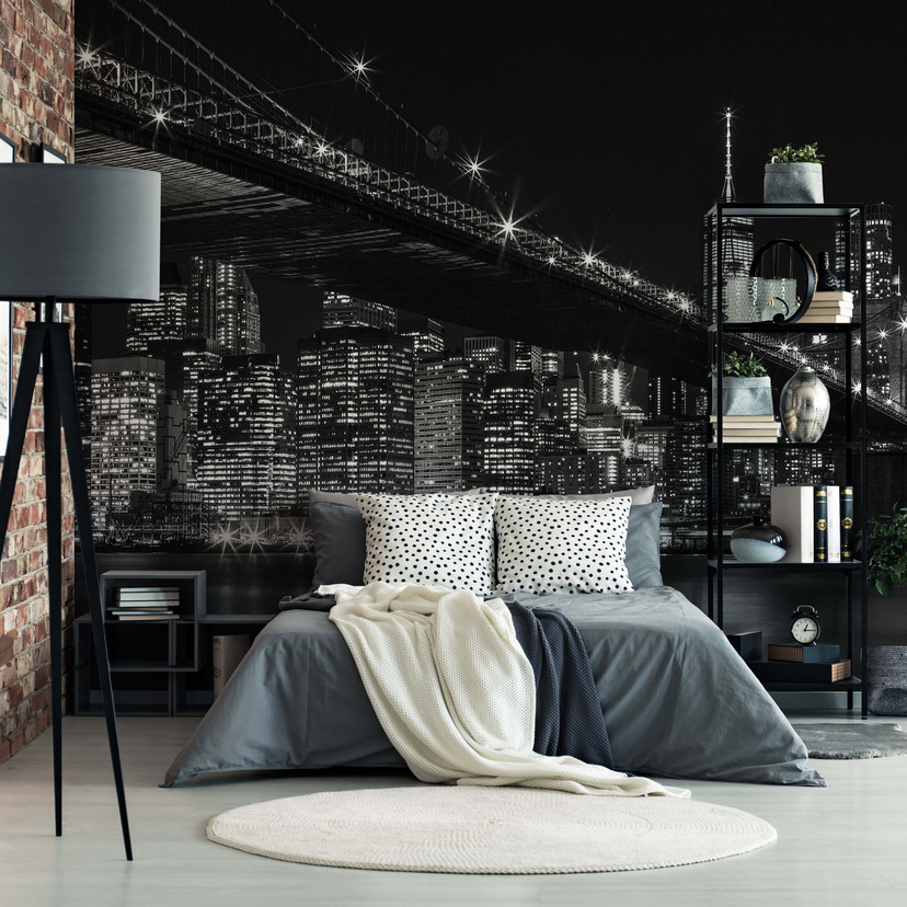 Fototapet New York at Night - 432x260 cm