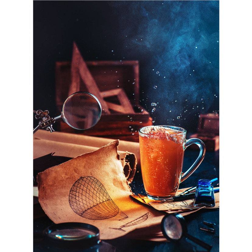 Fototapeta Belenko - Steampunk Tea 02 - 192x260 cm
