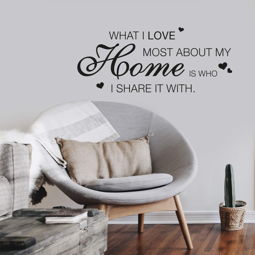Wallsticker What I love most... 1