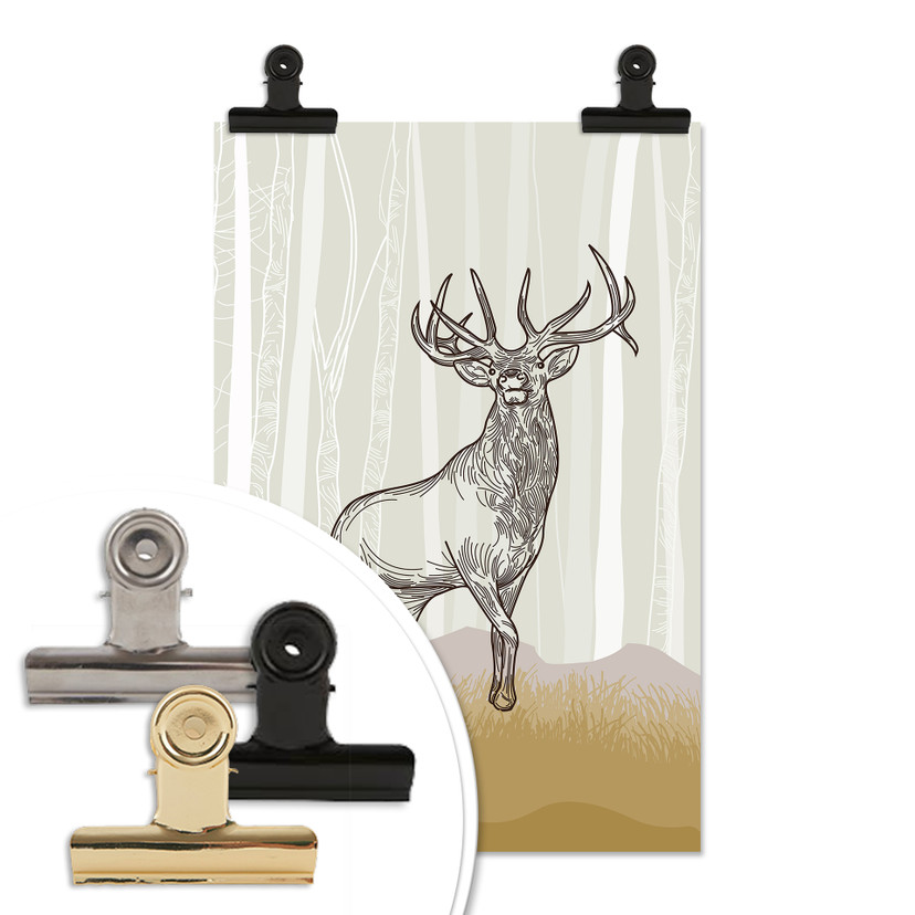 Poster - Cerf fier