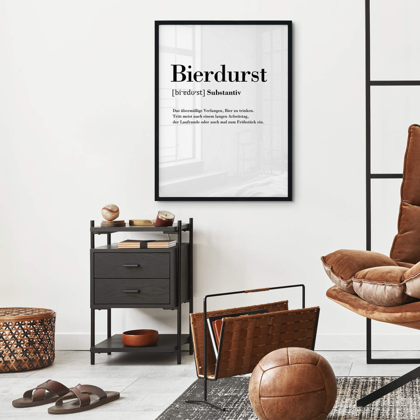 Poster Grammatik - Bierdurst