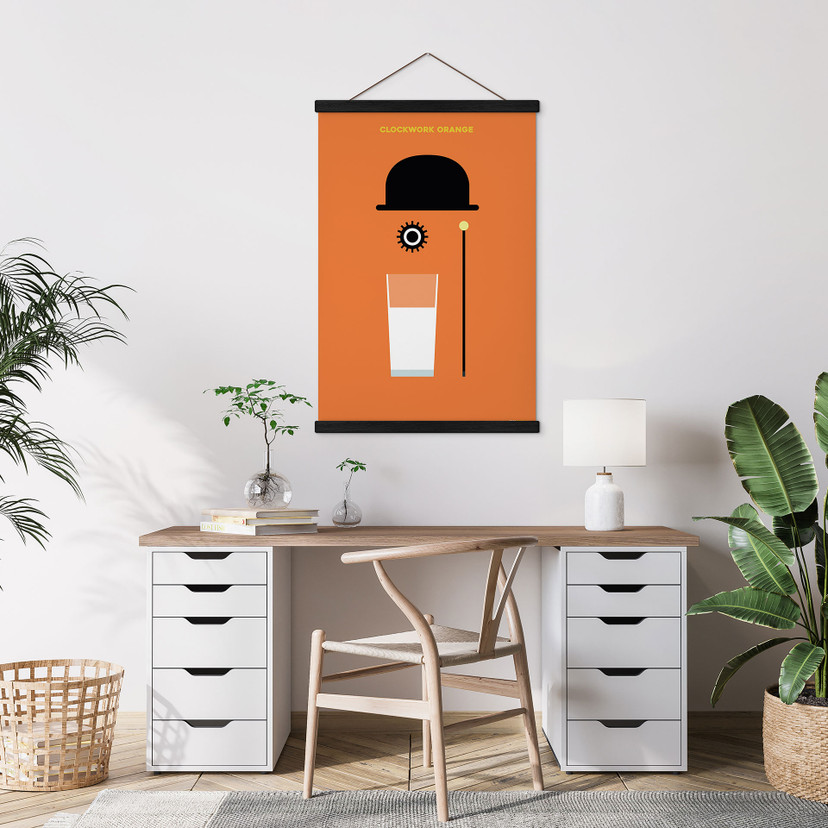 Stoffbild Inspiriert vom Film "Clockwork Orange" - Gomes