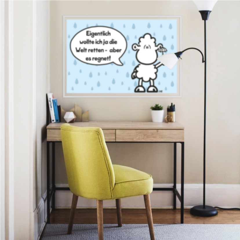 Wallprint W - sheepworld Worthelden Welt retten