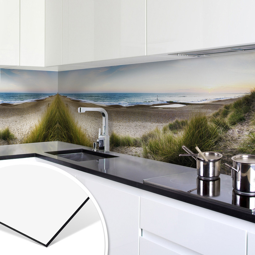 Küchenrückwand - Alu-Dibond - Strandpanorama