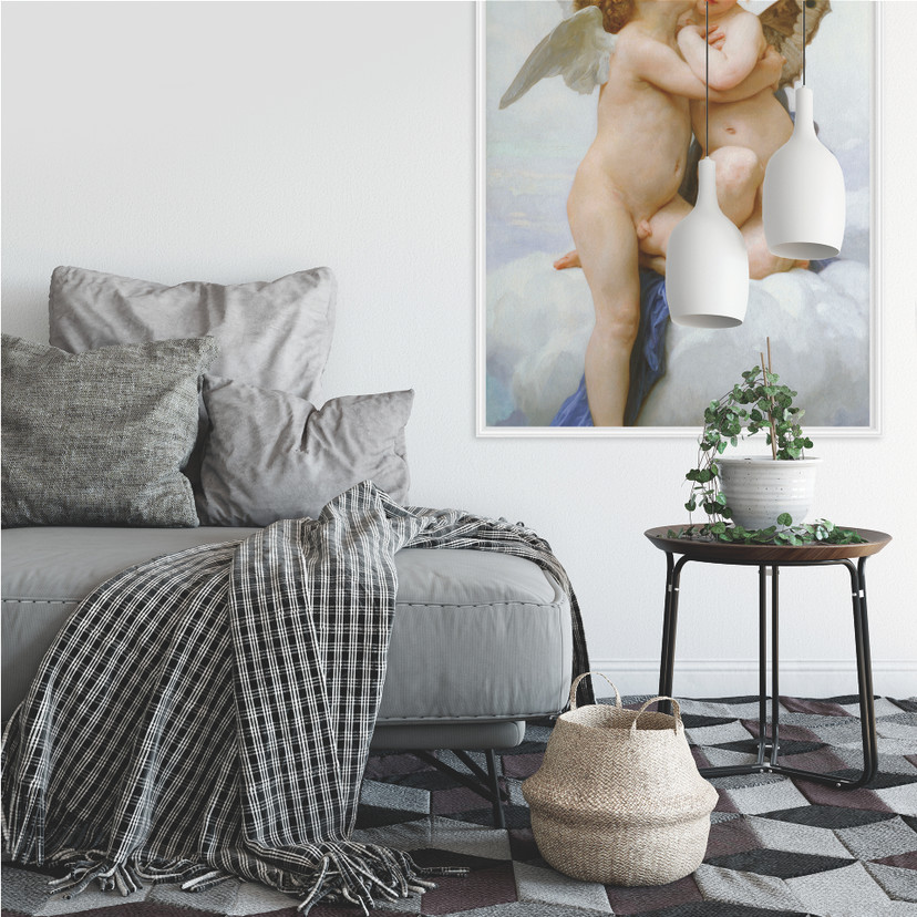 Wallprint W - Bouguereau - Der erste Kuss