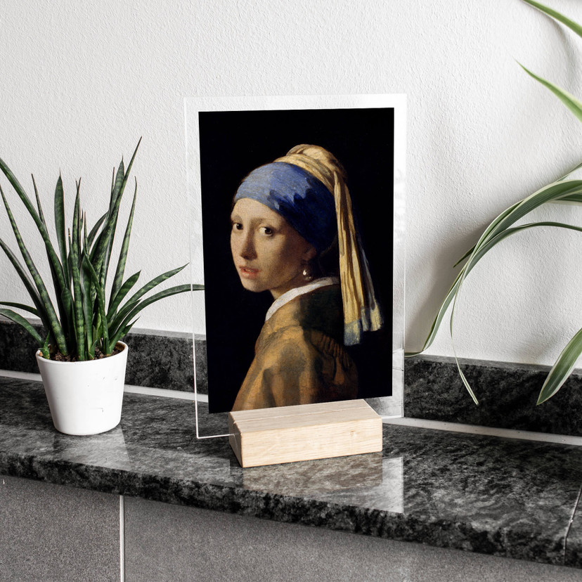 Vermeer borddekoration - Pigen med perleørering