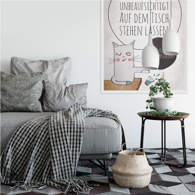 Wallprint Nichts unbeaufsichtigt stehen lassen