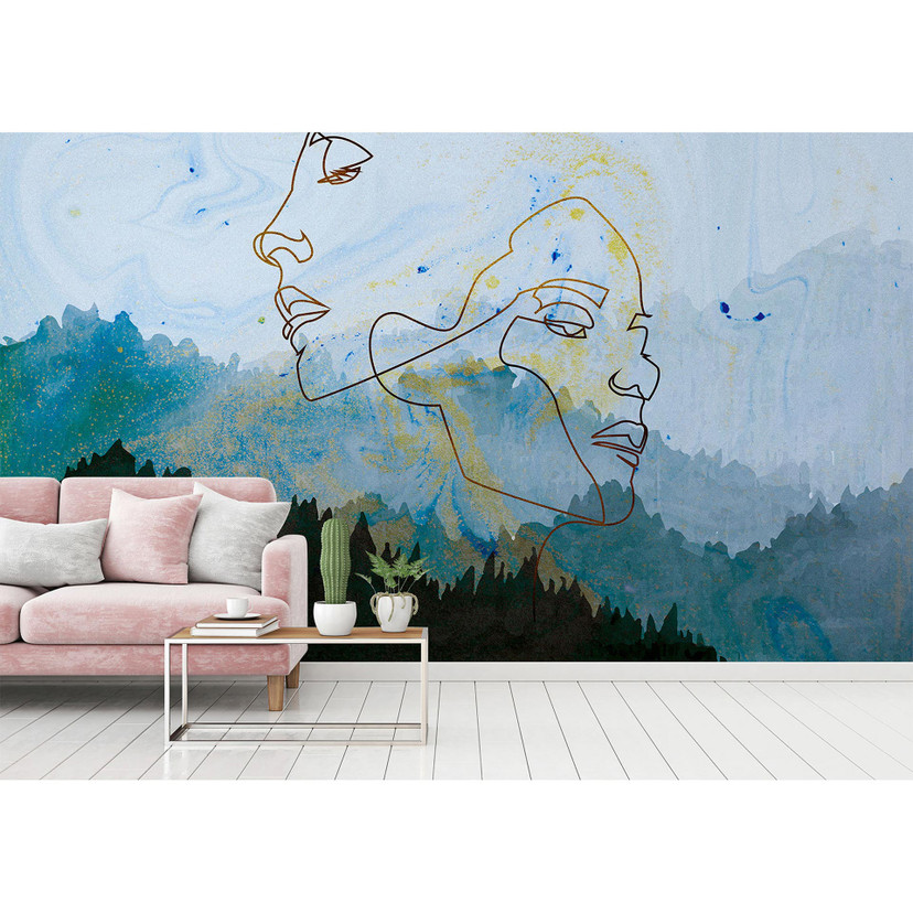 Architects Paper Papier peint photo Atelier 47 Golden Outline forêt