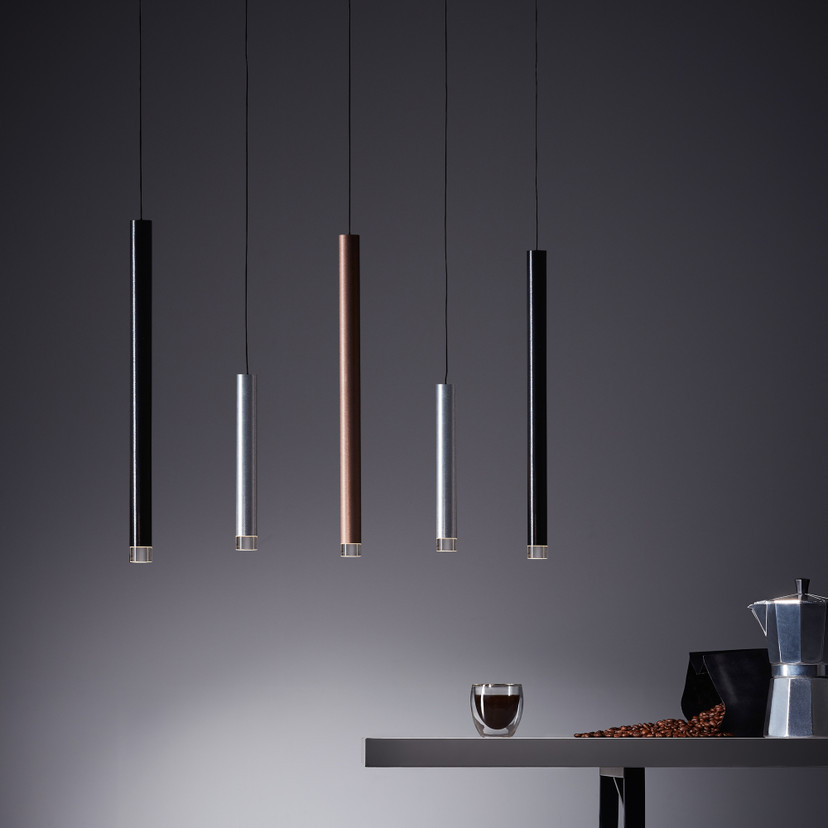 Pendelleuchte Eddy, braun, 120 x 89 cm, Metall Pendelleuchte