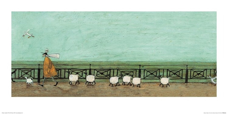 Plakat Sam Toft - Moses Follows That Picnic Basket kunsttryk, Sam Toft (60 x 30 cm)