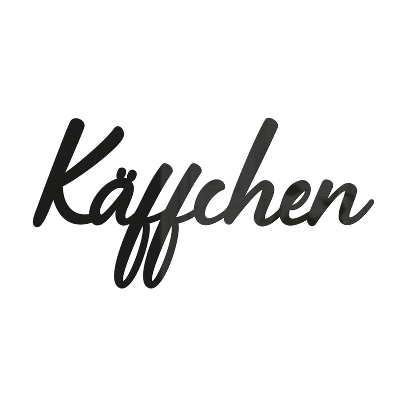 3D Schriftzug Käffchen - Acryldeko