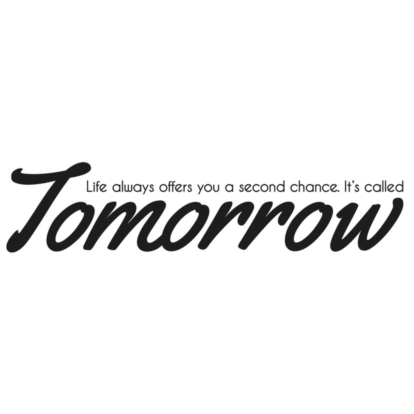 Wallsticker -  Tomorrow