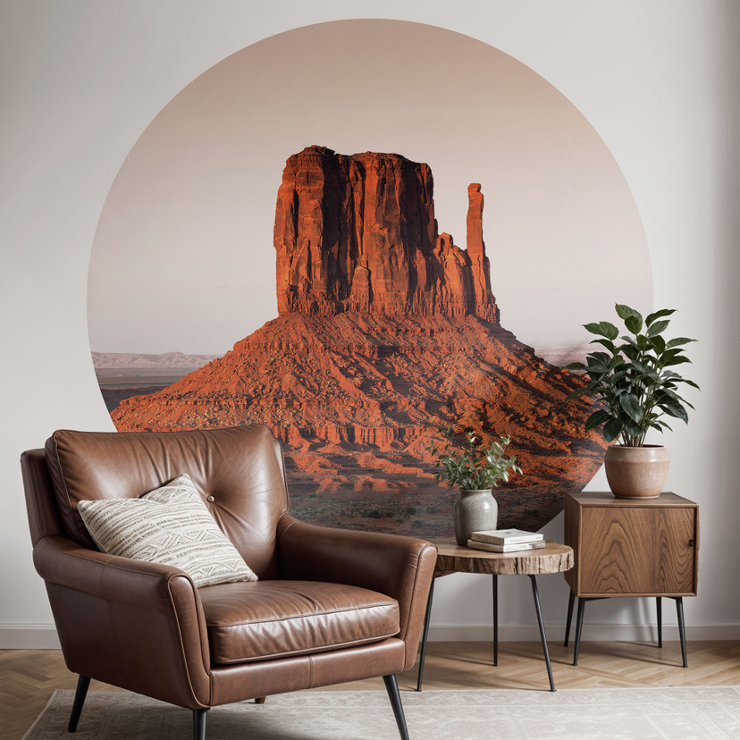 Fototapeta formacja skalna w Monument Valley - Hugonnard - Round - tapeta flizelinowa/tapeta flizeli