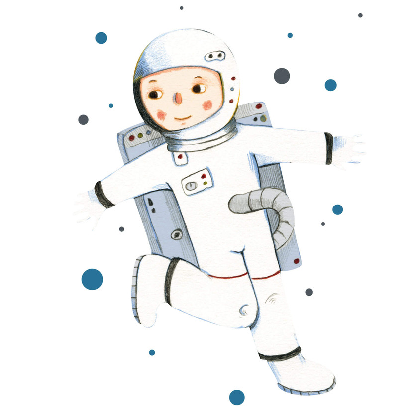 Loske - Astronaut - Wallsticker
