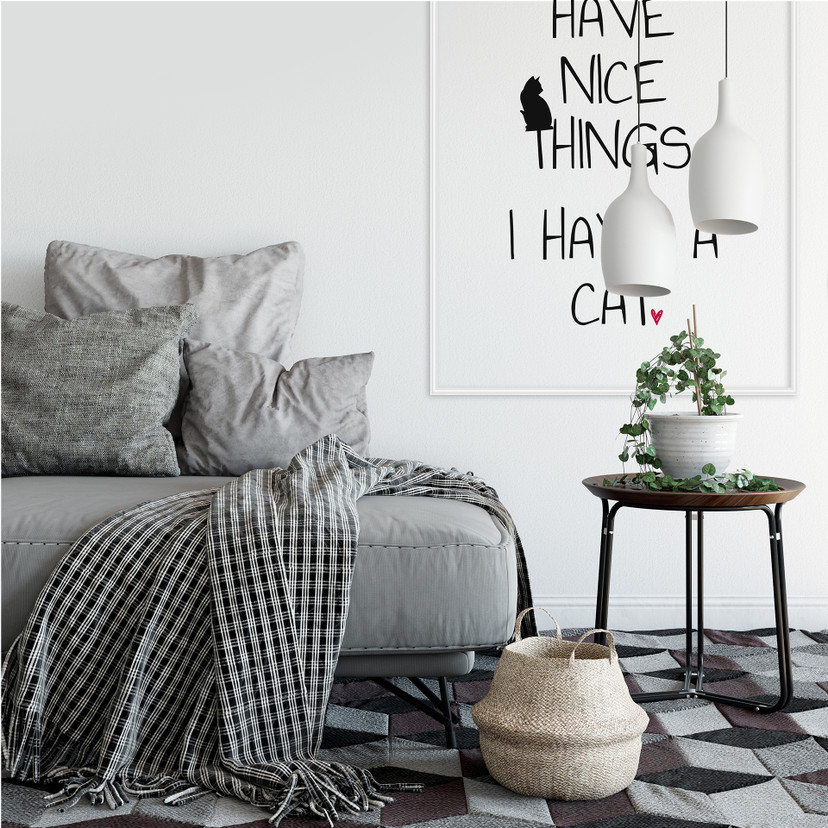 Wallprint I can't have nice Things - Cat