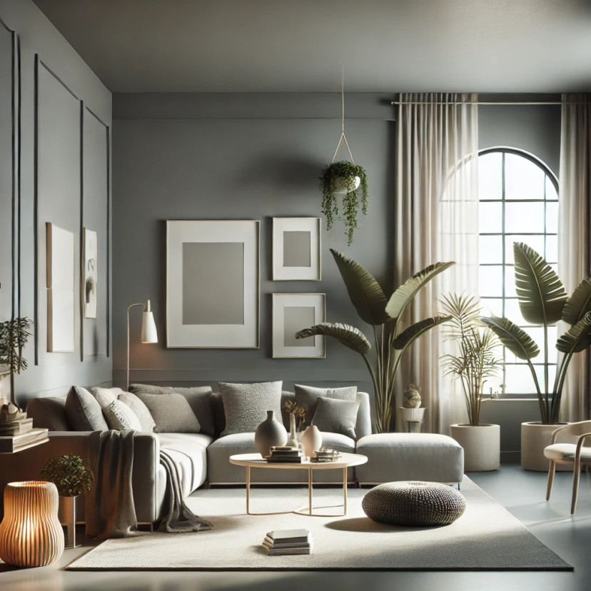 Pintura interior gris satinado mate I Miraculous Mackerel | crear un ambiente elegante y moderno | T