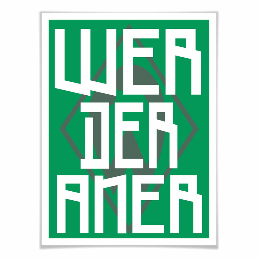 Poster Werder Bremen - Werderaner