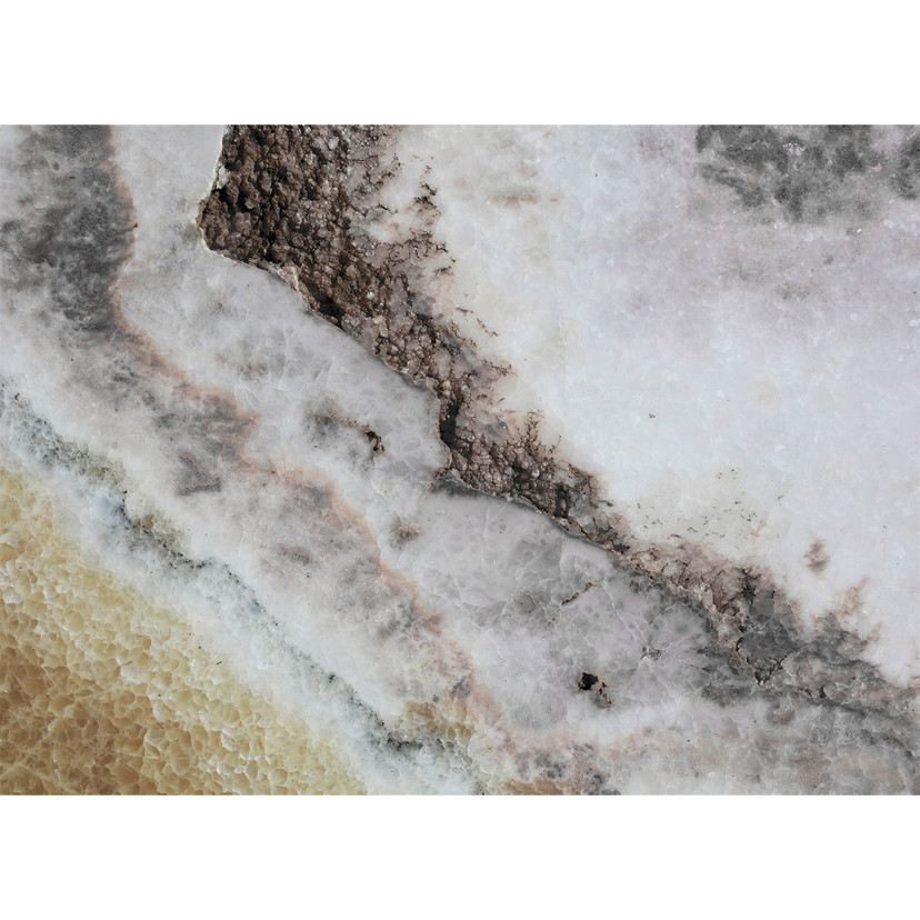 non-woven tapet Rose Quartz stenlook moderne fototapet Designwalls i hvid og sort