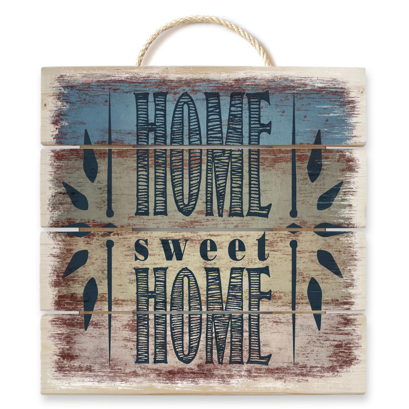 Obraz drewniany Home Sweet Home 1 - 40x41,5 cm