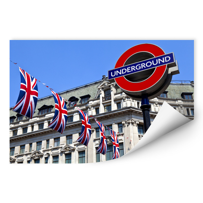 Zelfklevende Poster - London Underground