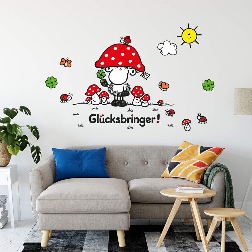 Wandtattoo sheepworld Glücksbringer