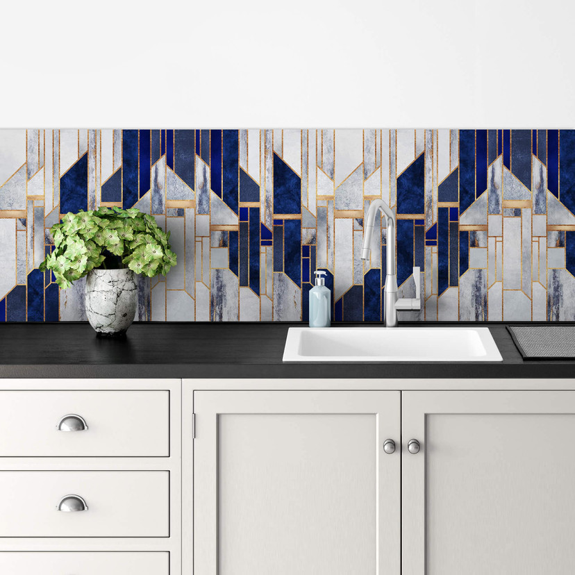 Rivestimento cucina - Fredriksson - Cielo invernale blu