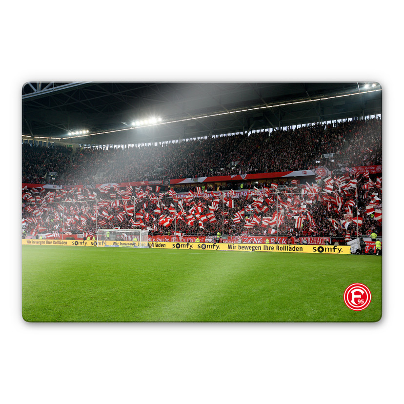 Glasbild Fortuna Fans